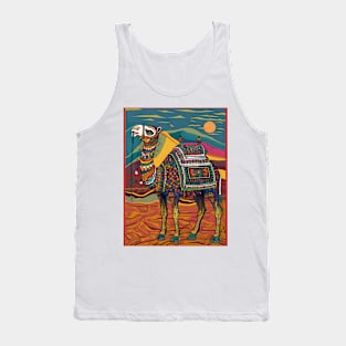 Decorated rajasthani camel Tank Top